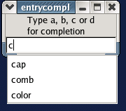 EntryCompletion
