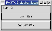 Statusbar Example